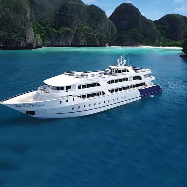 phi phi islands day tour by sea angel cruise yacht