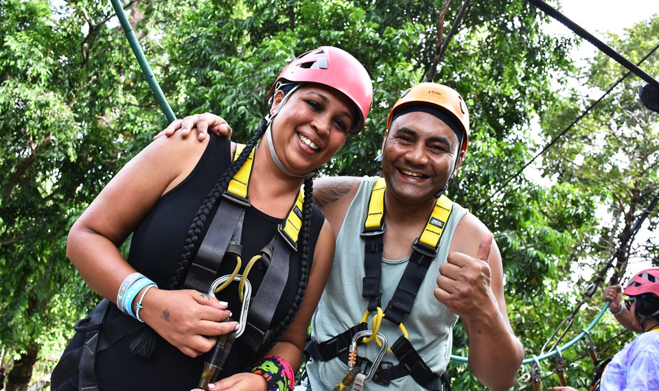people enjoying hanuman world phuket