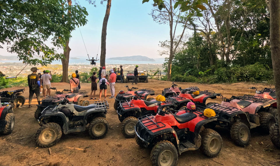 atv tour phuket at the viewpoint