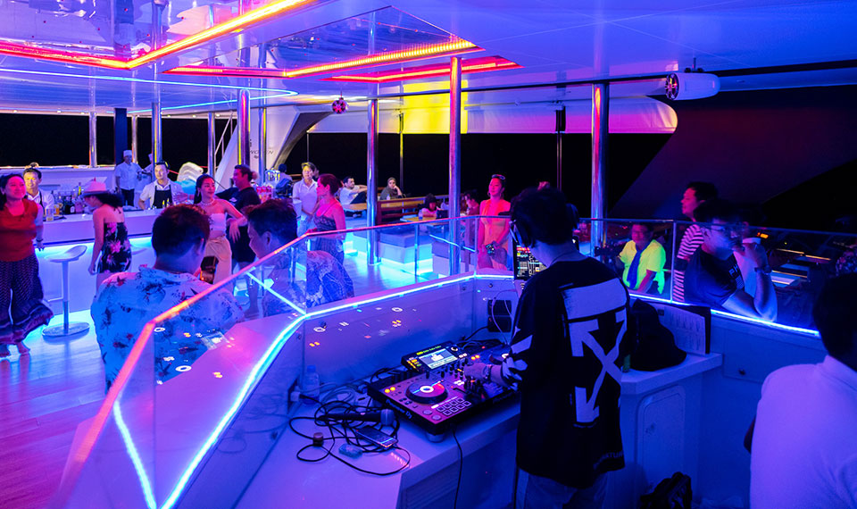 dj sunset catamaran phang nga bay