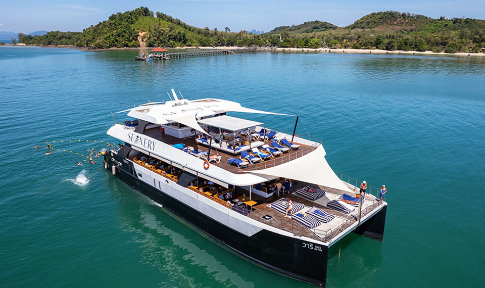 phang nga bay luxury tour by catamaran