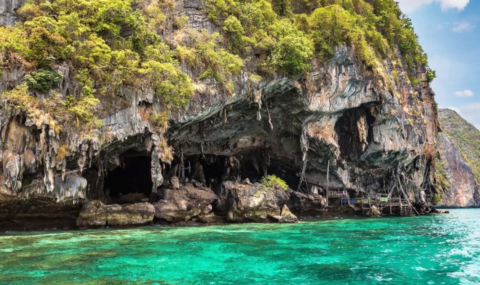 phi phi khai catamaran viking cave phi phi